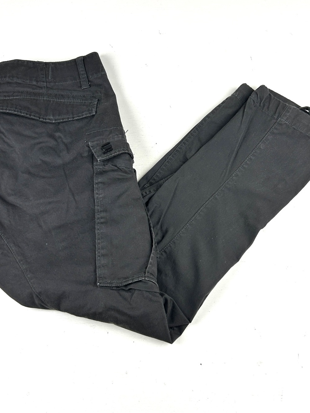 G-Star RAW Rovic Zip 3D Straight Tapered Cargo Pants 31x30 Black D02190